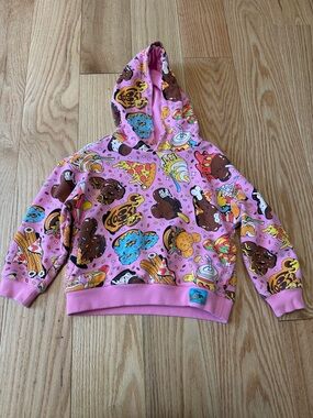 Disney Eats Pink Dessert Print Kids Hoodie
